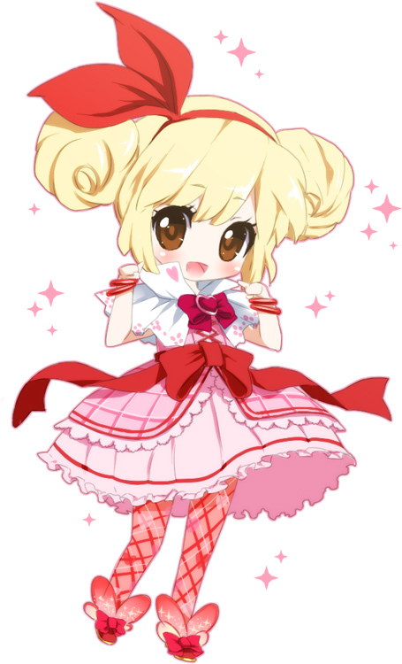 blush, bracelet, bracelete, brown_eyes, chikkuru, double_bun, dress, gaia_online, jewelry, open_mouth, original, pantyhose, ribbon, solo