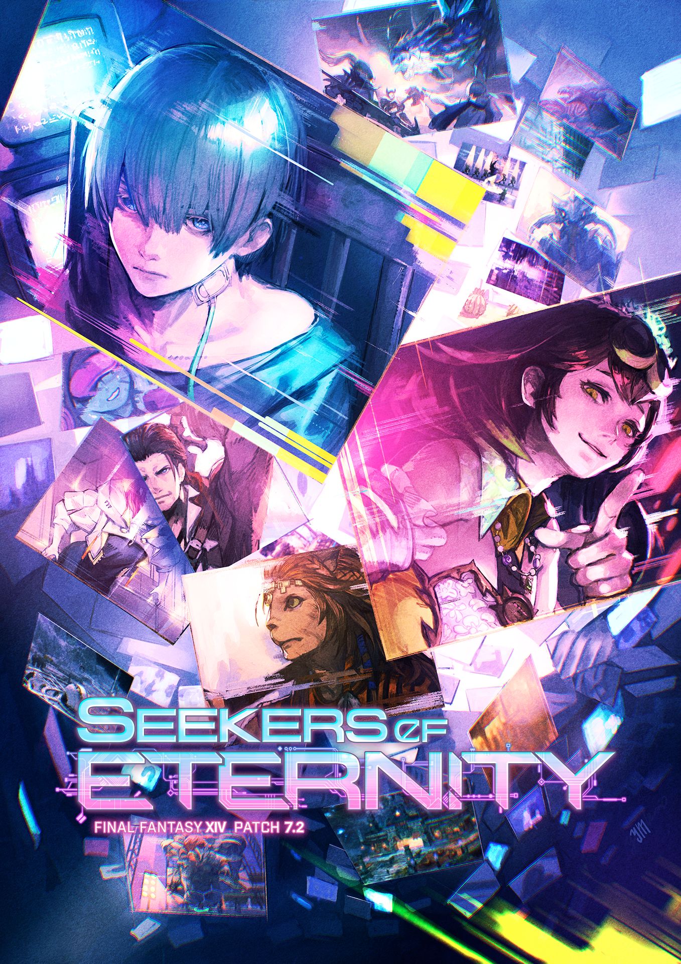adventurer_(ff14), commentary, english_commentary, english_text, evil_smile, final_fantasy, final_fantasy_xiv, highres