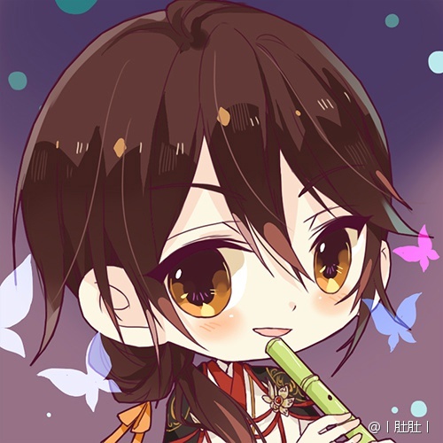 1boy, black_cape, blue_butterfly, bow, brown_eyes, brown_hair, bubble, bug
