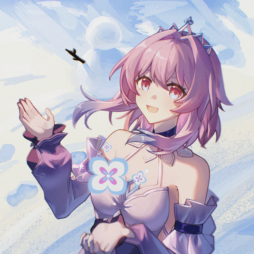 1girl, absurdres, bare_shoulders, blue_collar, blue_eyes, blue_hair, breasts, collar
