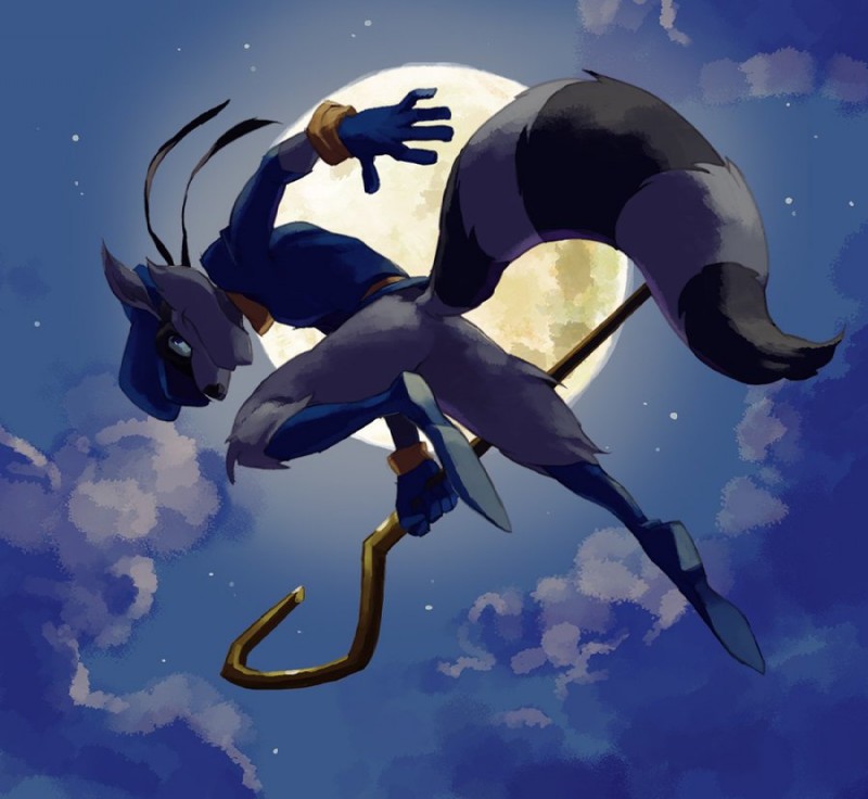 1boy, animal_ears, bad_deviantart_id, bad_id, blue_hat, blue_shirt, clouds, cloudy_sky