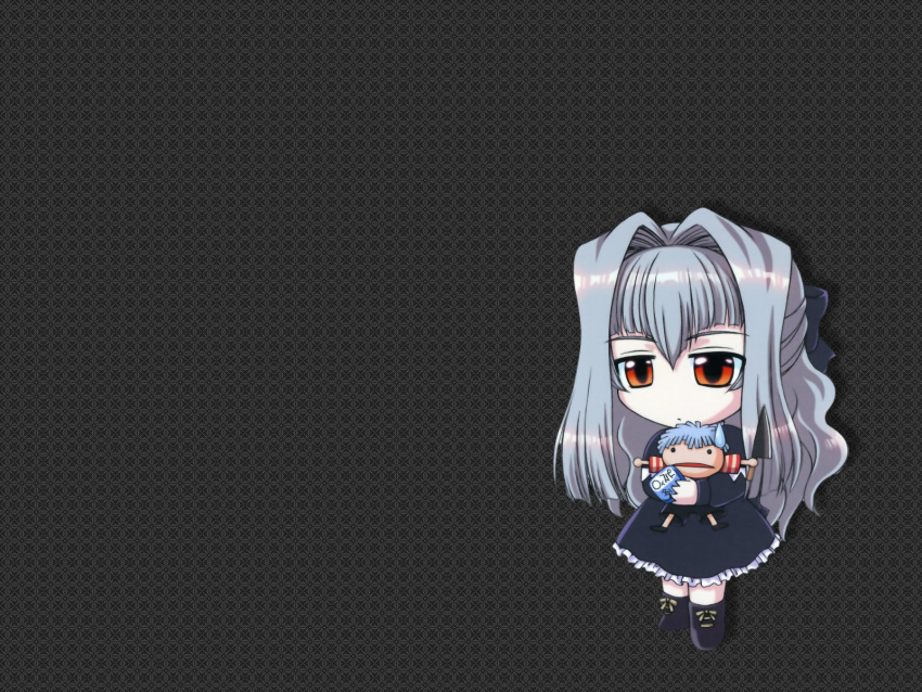 doll, grey_hair, karin, long_hair, maaka_anju