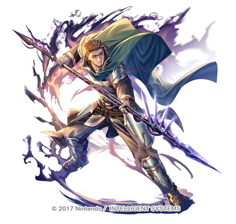 1boy, armor, baggy_pants, brown_shoes, cape, copyright_notice, dark_persona, fire_emblem