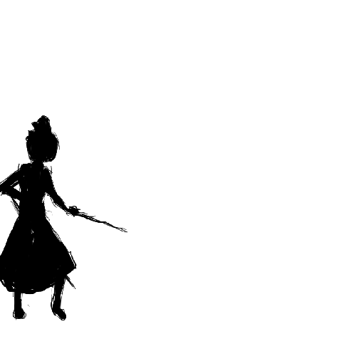 animated, animated_gif, fuji-k, gif, katana, konpaku_youmu, lowres, monochrome, solo, sword, touhou, weapon