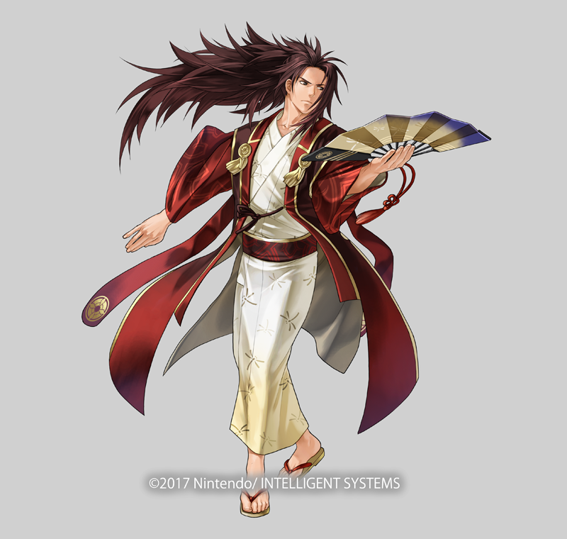 1boy, brown_eyes, brown_hair, copyright_notice, fire_emblem, fire_emblem_fates, fire_emblem_heroes, full_body