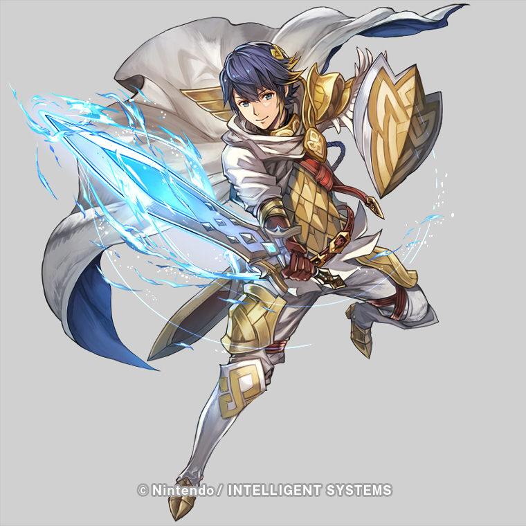 1boy, alfonse_(fire_emblem), alfonse_(heir_to_openness)_(fire_emblem), armor, axe, battle_axe, blonde_hair, blue_eyes