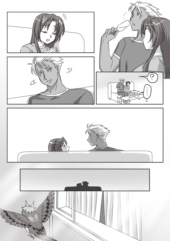 crossover, hong_meiling, king_of_fighters, krizalid, m.u.g.e.n, monochrome, mugen_(game), mystia_lorelei