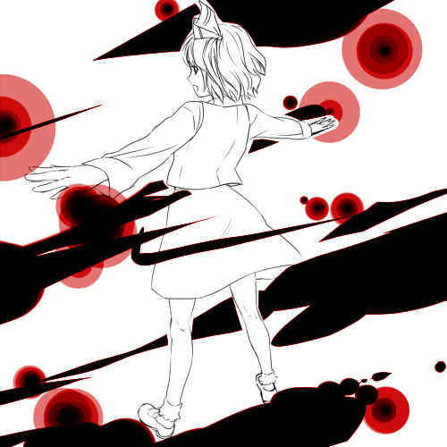 blonde_hair, cohal, hair_ribbon, lowres, ribbon, rumia, short_hair, solo