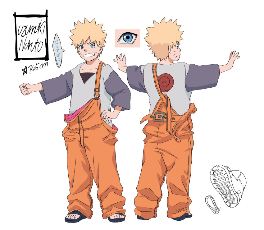 1boy, alternate_design, blonde_hair, blue_eyes, full_body, highres, kat_yuusha, looking_at_viewer