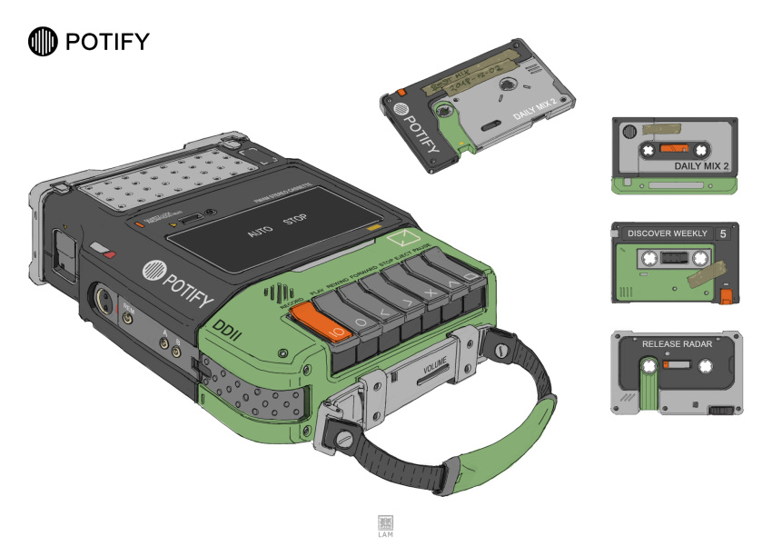8bitwizard, cassette_player, cassette_tape, english_text, handle, highres, object_focus, original
