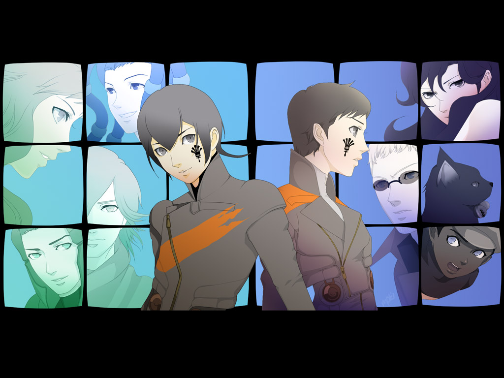cat, cielo, digital_devil_saga, fred_(digital_devil_saga), gale, gale_(dds), heat, heat_(dds)