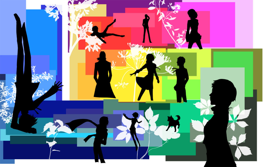 amada_ken, aragaki_shinjirou, arisato_minato, colorful, highres, iori_junpei, kirijou_mitsuru, koromaru