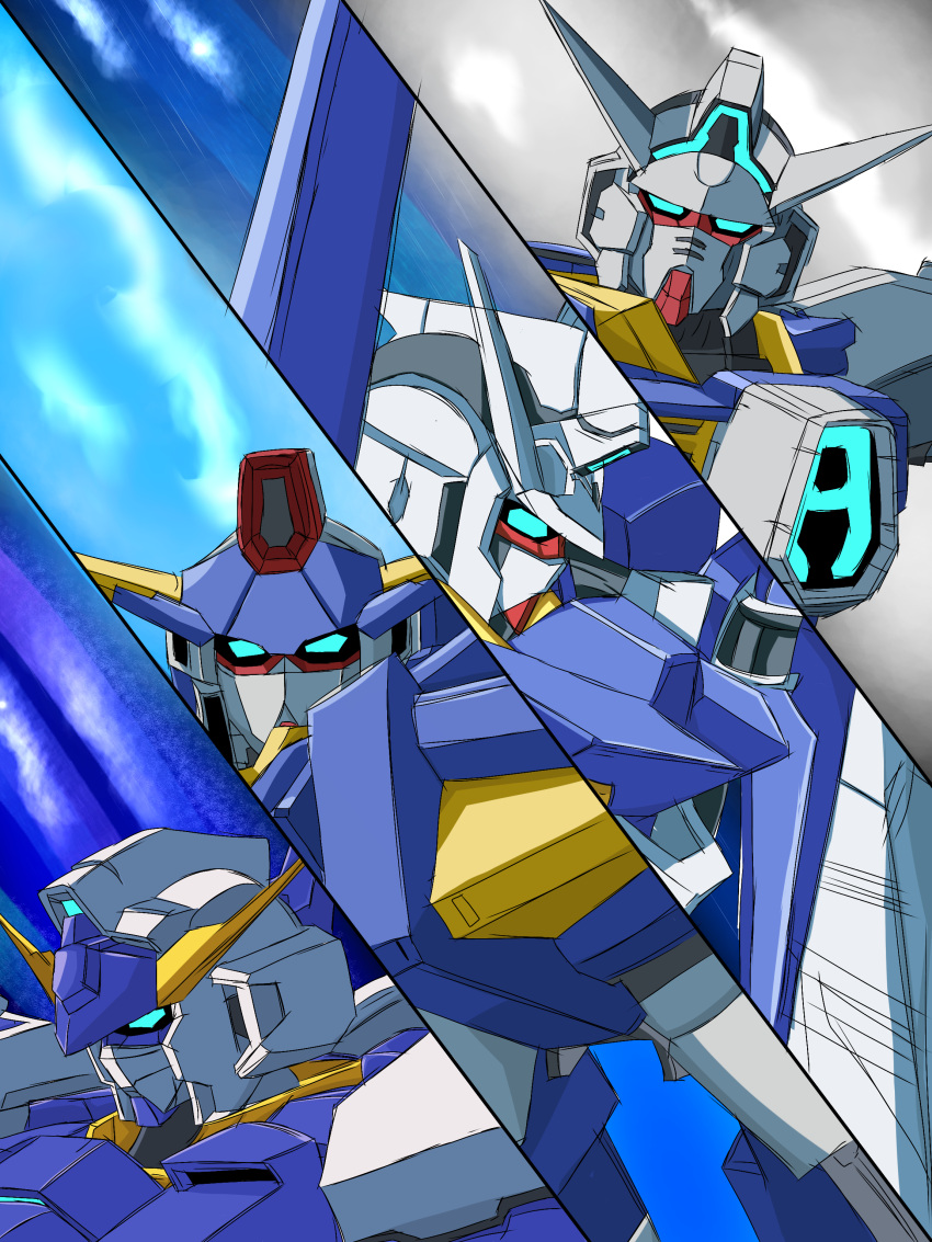 absurdres, gundam, gundrass, highres, mecha, mobile_suit_gundam, original, robot