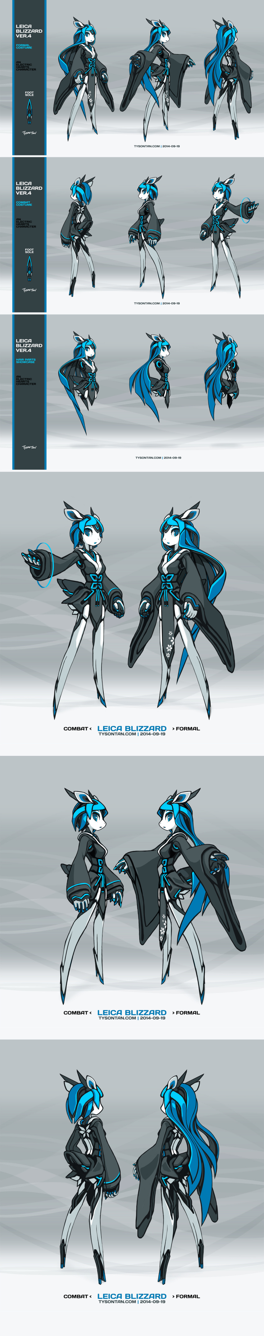 1girl, 2014, absurdres, antelope, antelope_ears, antelope_horns, black_dress, blue_eyes