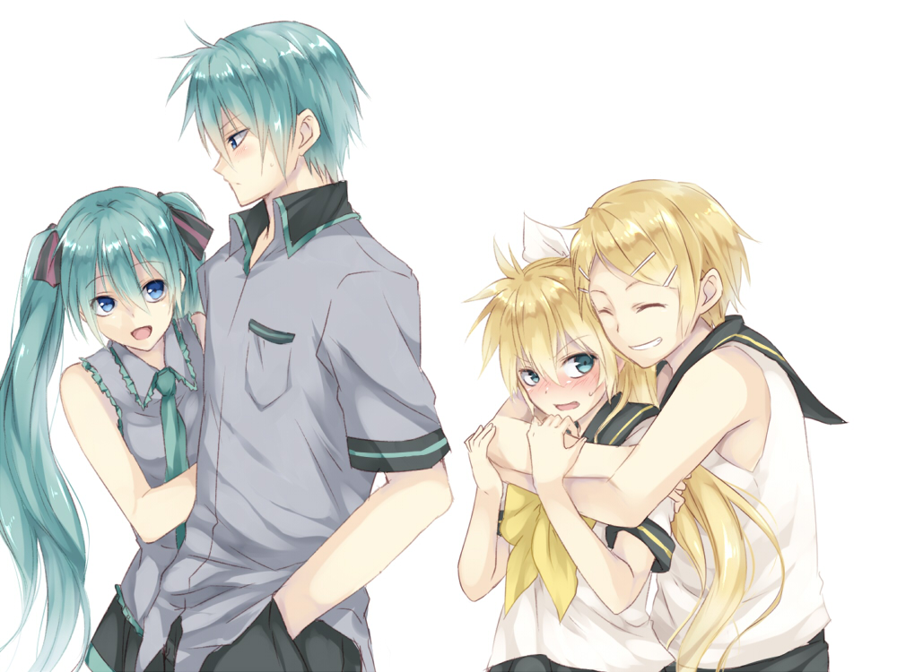 genderswap, hatsune_miku, hatsune_mikuo, kagamine_len, kagamine_lenka, kagamine_rin, kagamine_rinto, maruki_(punchiki)