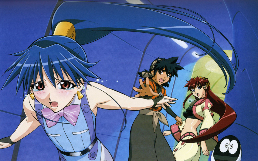 crying, dita_liebely, hibiki_tokai, misty_cornwell, pyoro, vandread