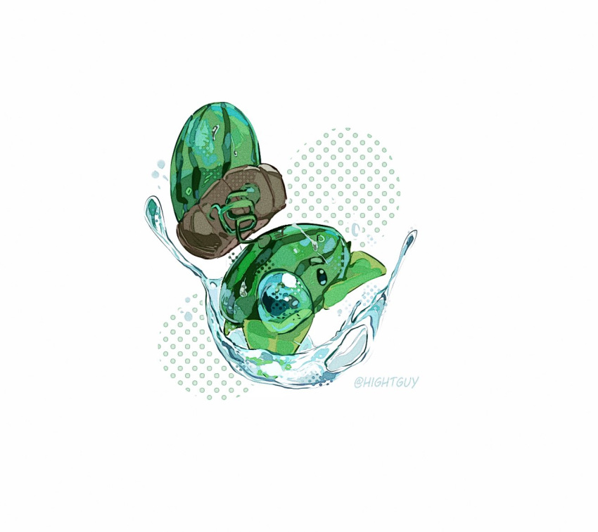 artist_name, bubble, commentary, food, fruit, halftone, hashtag-only_commentary, hightguy