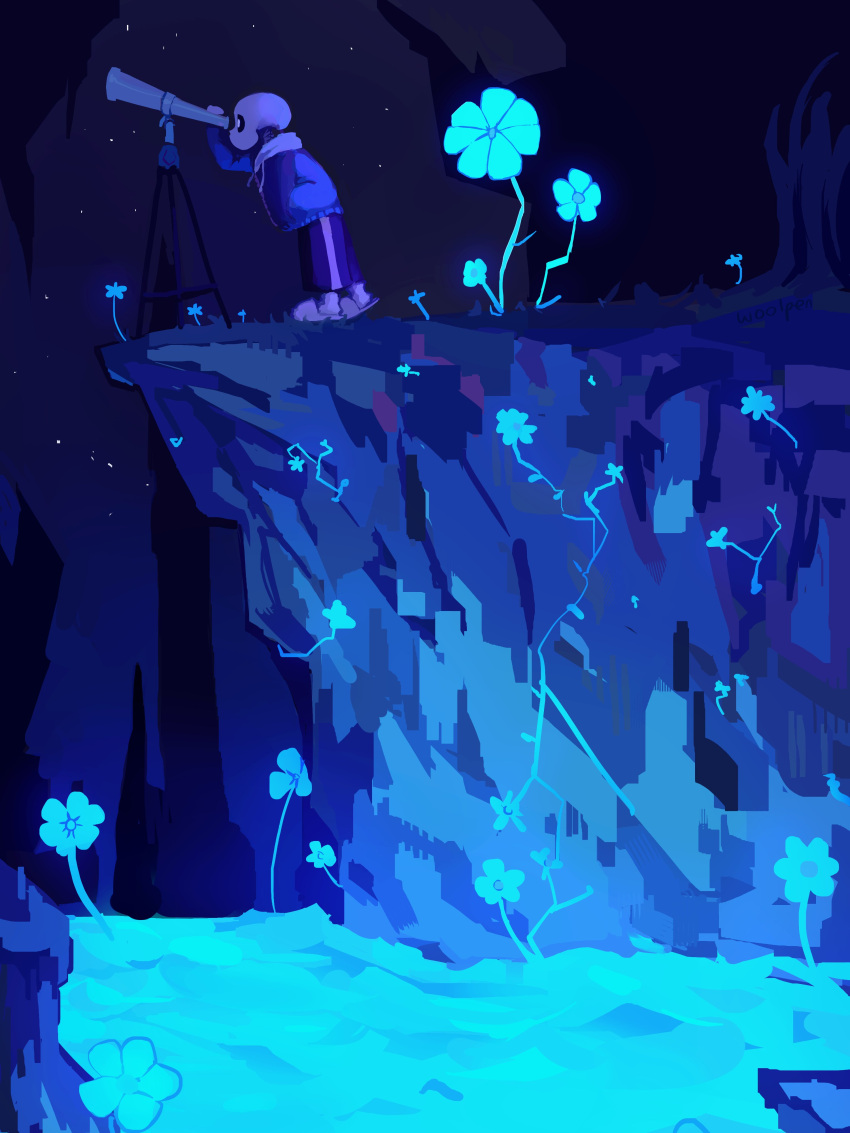1boy, 2024, 2d, absurdres, black_shorts, blue_flower, blue_jacket, dark