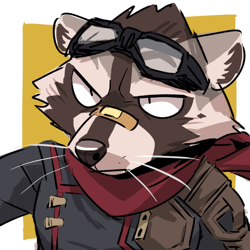 1boy, animal_ears, avengers:_endgame, avengers_(series), bandaid, bandaid_on_face, bandaid_on_nose, closed_mouth