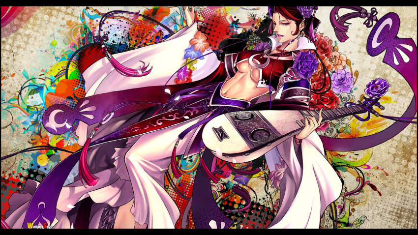 flower, flowers, geisha, sayo_tanku, snyp