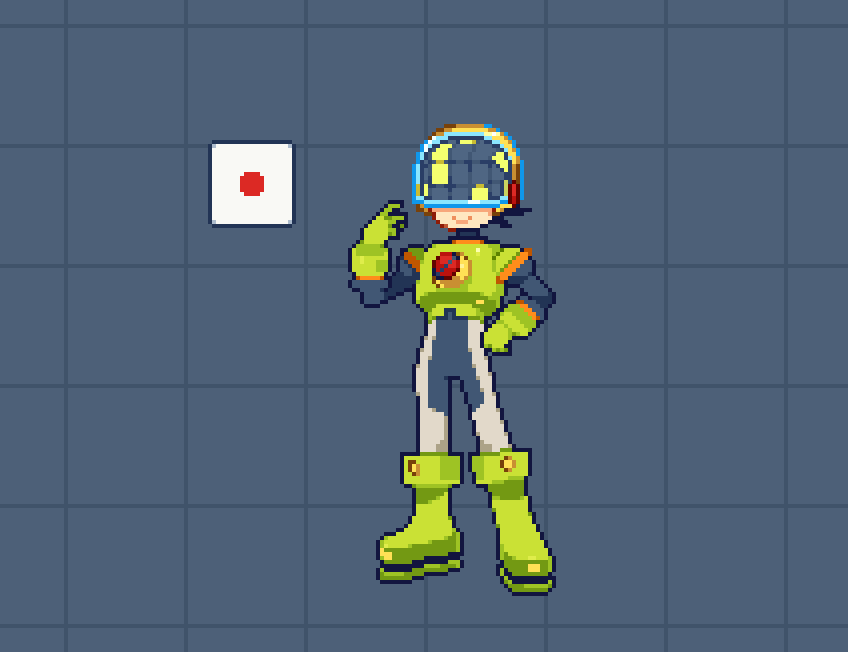 1boy, animated, animated_gif, armor, black_bodysuit, bodysuit, dice, double_soul_(mega_man)