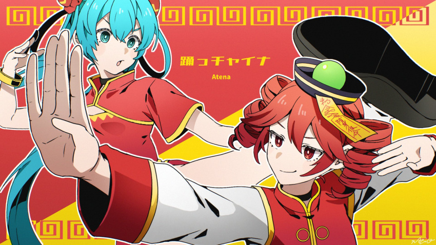 black_choker, black_hat, black_shoes, blue_eyes, blue_hair, bright_pupils, choker, commentary