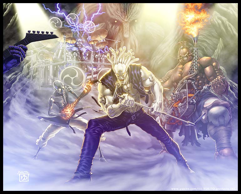 drum, gargantua, guitar, gunnm, gunnm_last_order, instrument, kishiro_yukito, leather