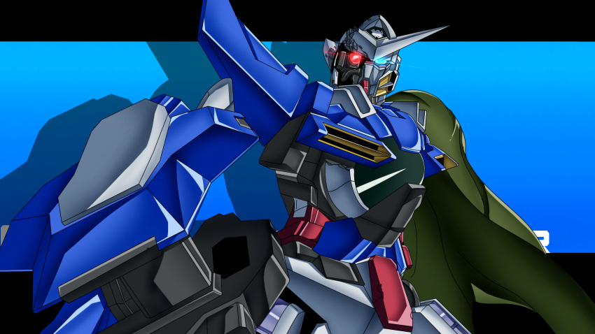 exia_repair, gundam, gundam_00, gundam_exia, gundrass, highres, mobile_suit_gundam, original, setsuna_f._seiei
