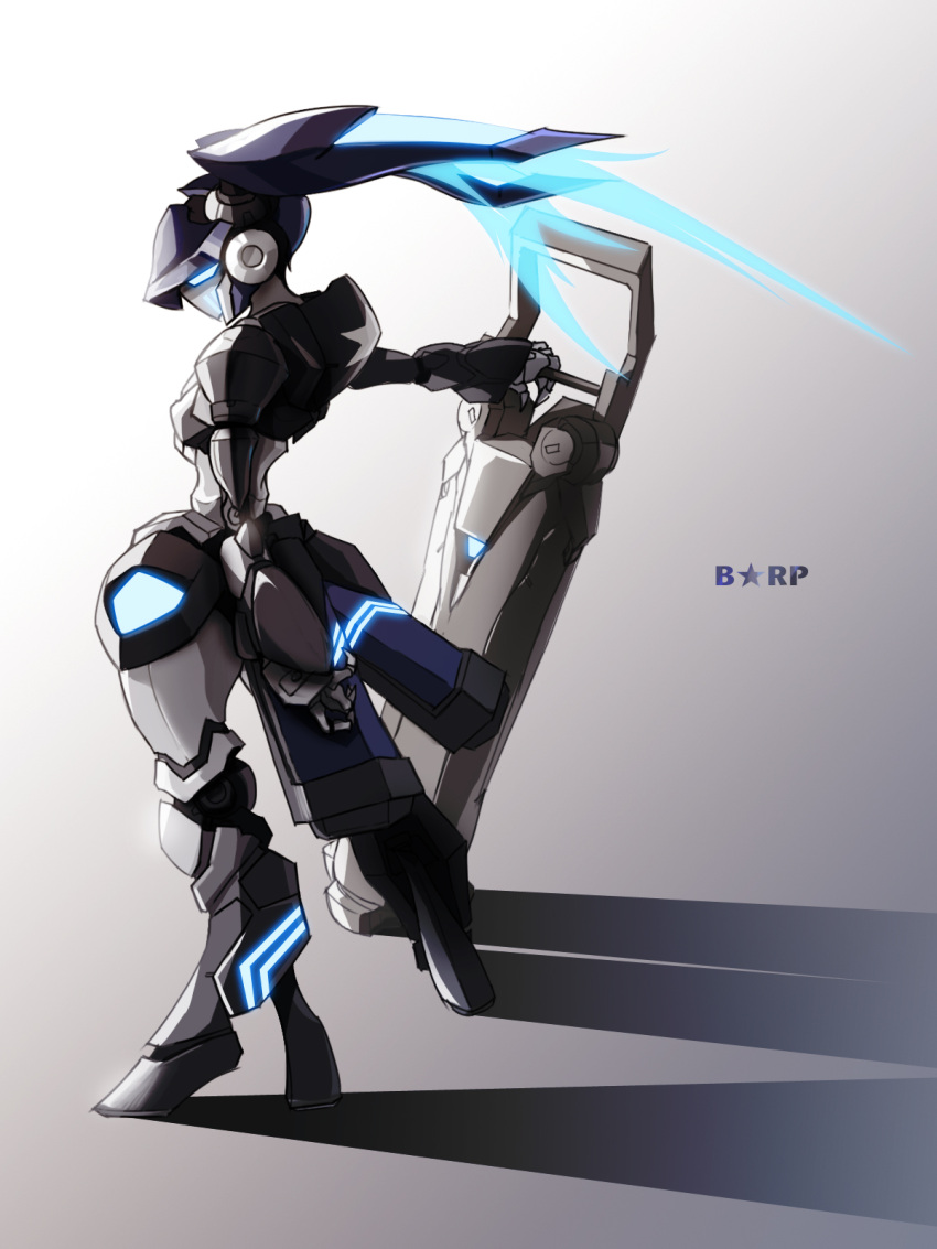 1girl, black_rock_shooter, black_rock_shooter_(character), black_rock_shooter_(character)_(cosplay), blue_eyes, cosplay, danball_senki, glowing