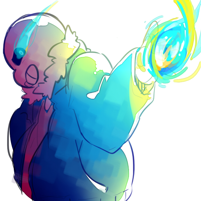 1boy, 2015, 2d, backlighting, blue_jacket, digital_media, flaming_hand, from_side