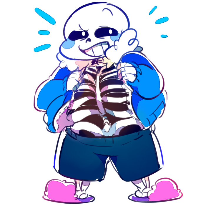 1boy, 2015, 2d, black_shorts, blue_jacket, digital_media, full_body, fur-trimmed_jacket