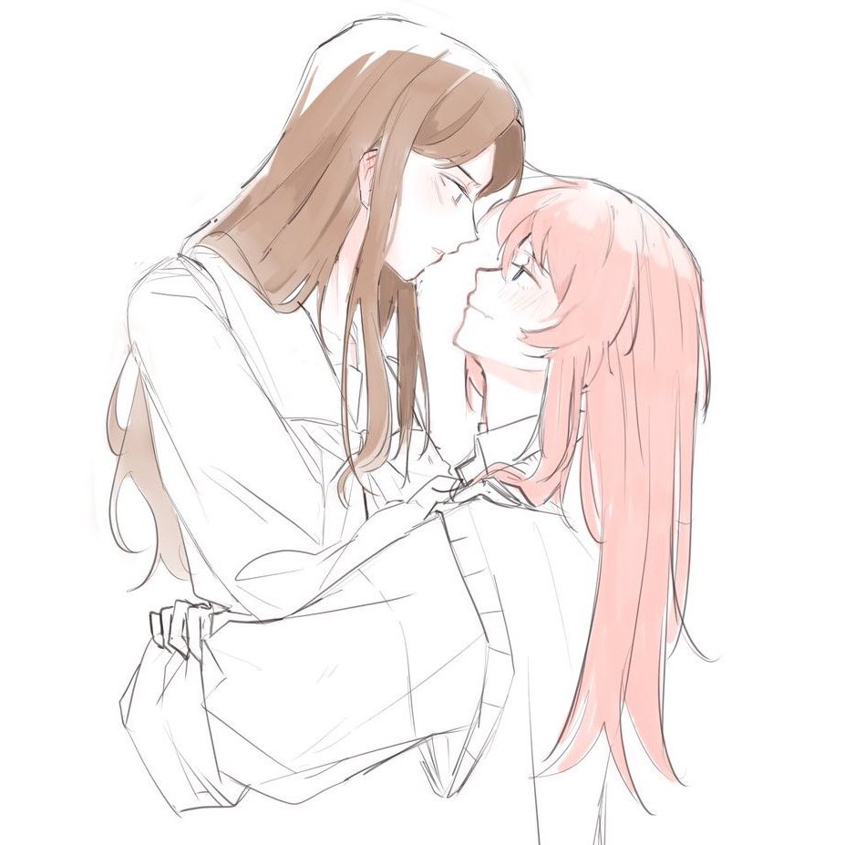 2girls, bang_dream!, bang_dream!_it's_mygo!!!!!, blush, chewinggum_p, chihaya_anon, closed_mouth, couple