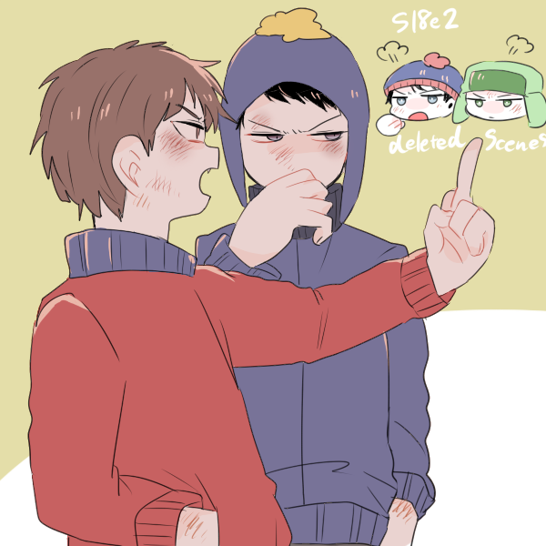 4boys, animification, beanie, black_hair, brown_hair, chullo, clyde_donovan, commentary_request