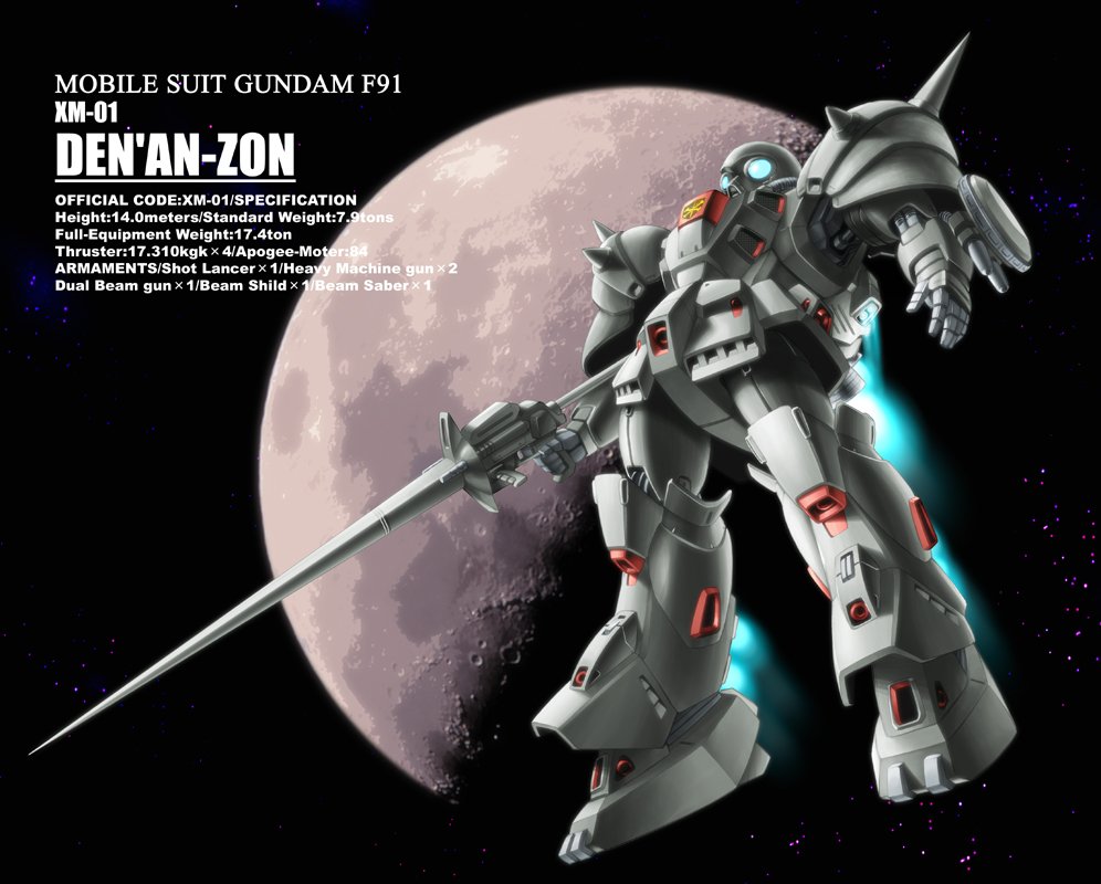 arm_cannon, cable, character_name, commentary_request, crater, crossbone_vanguard, den'an_zon, emblem
