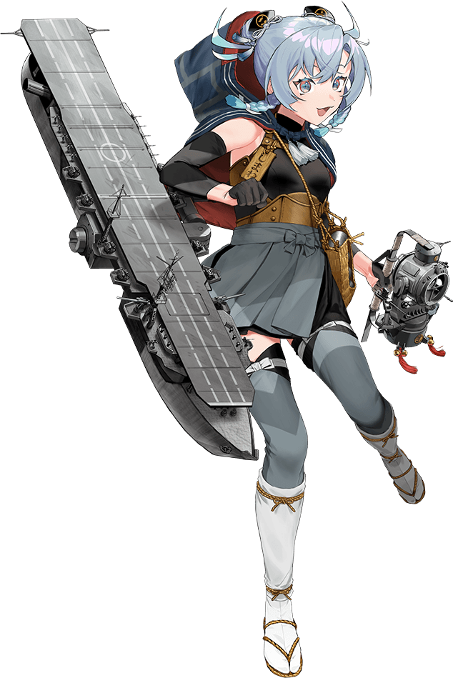 :3, arm_warmers, black_gloves, black_shirt, blue_capelet, blue_eyes, blue_hair, capelet