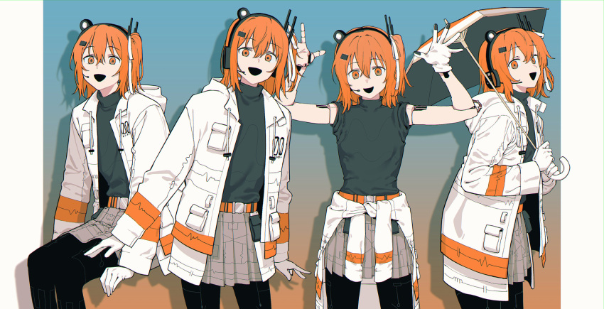 1girl, a.i._voice, absolute_cinema_(meme), adachi_rei, android, arms_at_sides, ayumo_ri, belt