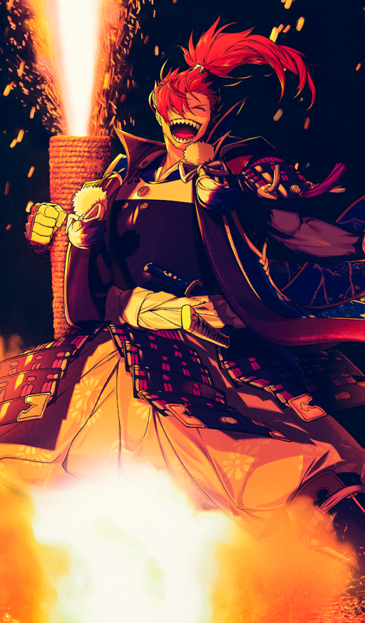 1boy, armor, black_background, closed_eyes, commentary, dd_(vktr4837), embers, fate/grand_order