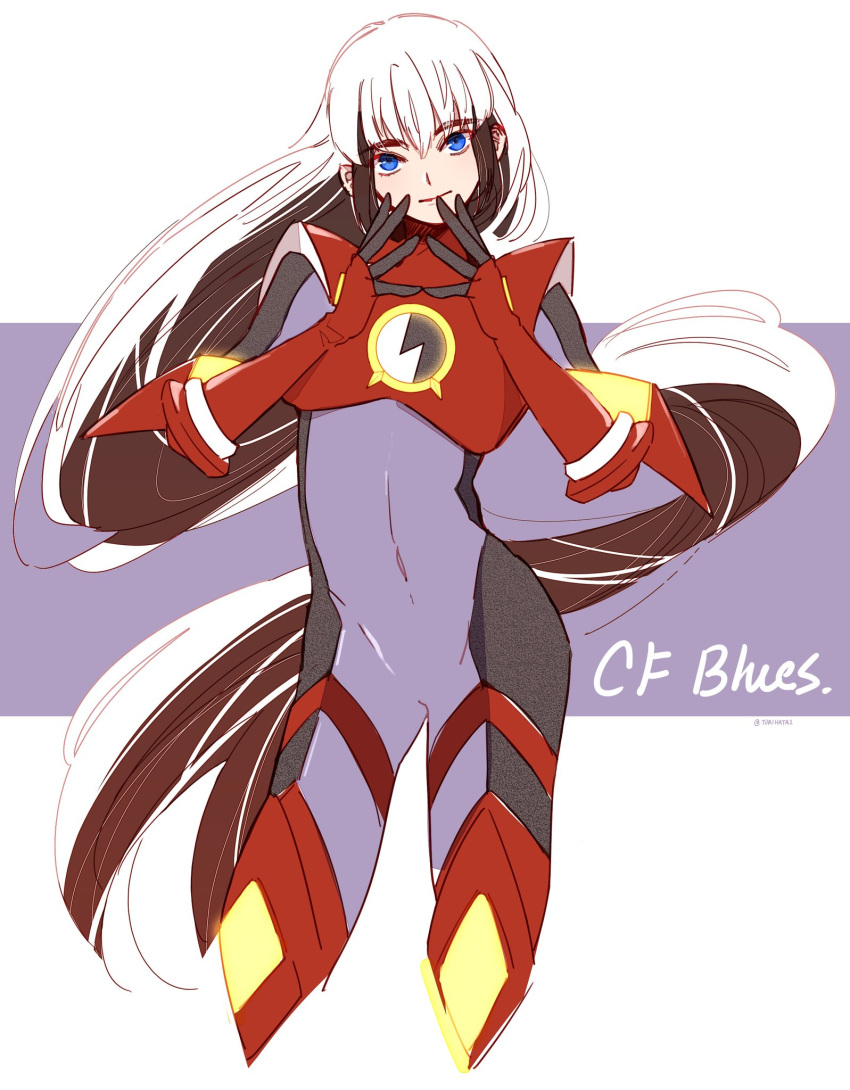 1boy, armor, black_bodysuit, black_hair, bodysuit, cross_fusion, highres, long_hair