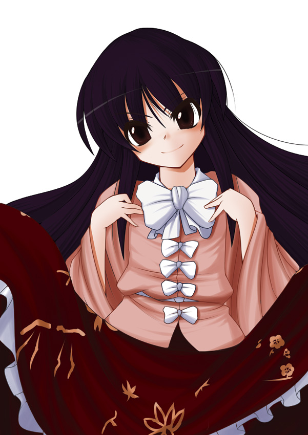 black_eyes, black_hair, doburoku, doburoku_(daiginjou), houraisan_kaguya, long_hair, solo, touhou