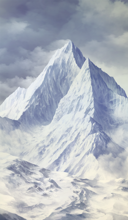 clouds, commentary, fate/grand_order, fate_(series), mibuta_akihiro, mountain, no_humans, official_art