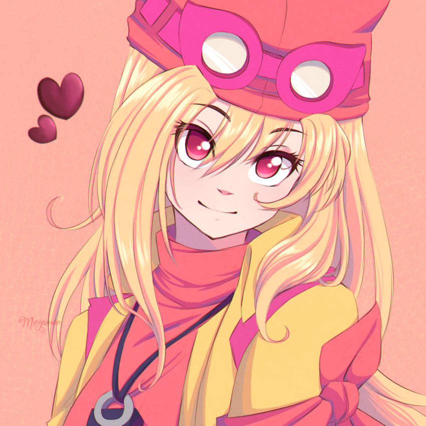 1girl, artist_name, bandana, bandana_around_arm, blonde_hair, digimon, digimon_story:_sunburst_and_moonlight, digivice_burst