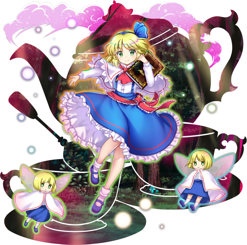 1girl, aged_down, alice_margatroid, alice_margatroid_(pc-98), alice_margatroid_(scarlet), ascot, blonde_hair, blue_hairband