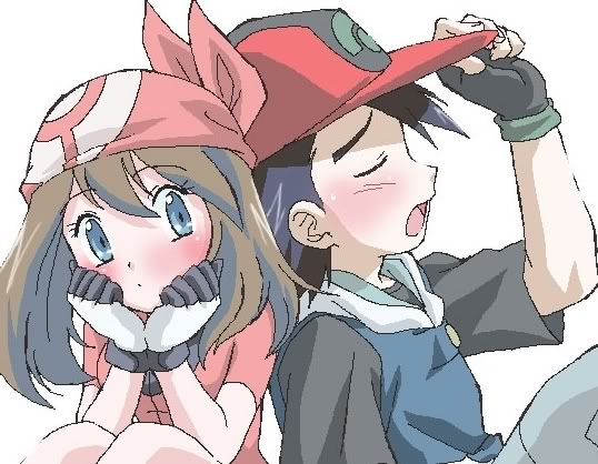blush, haruka_(pokemon), pokemon, pokemon_(anime), satoshi_(pokemon), suzuko_suzushiroya