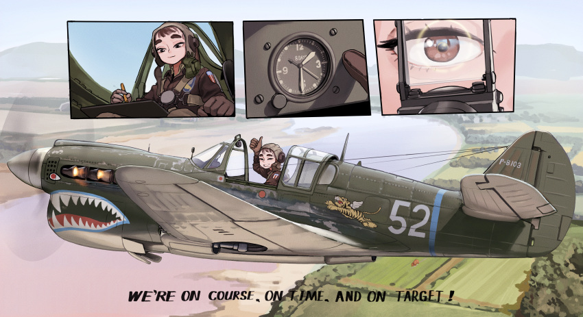 1girl, absurdres, aircraft, airplane, airplane_interior, canopy_(aircraft), clipboard, cockpit