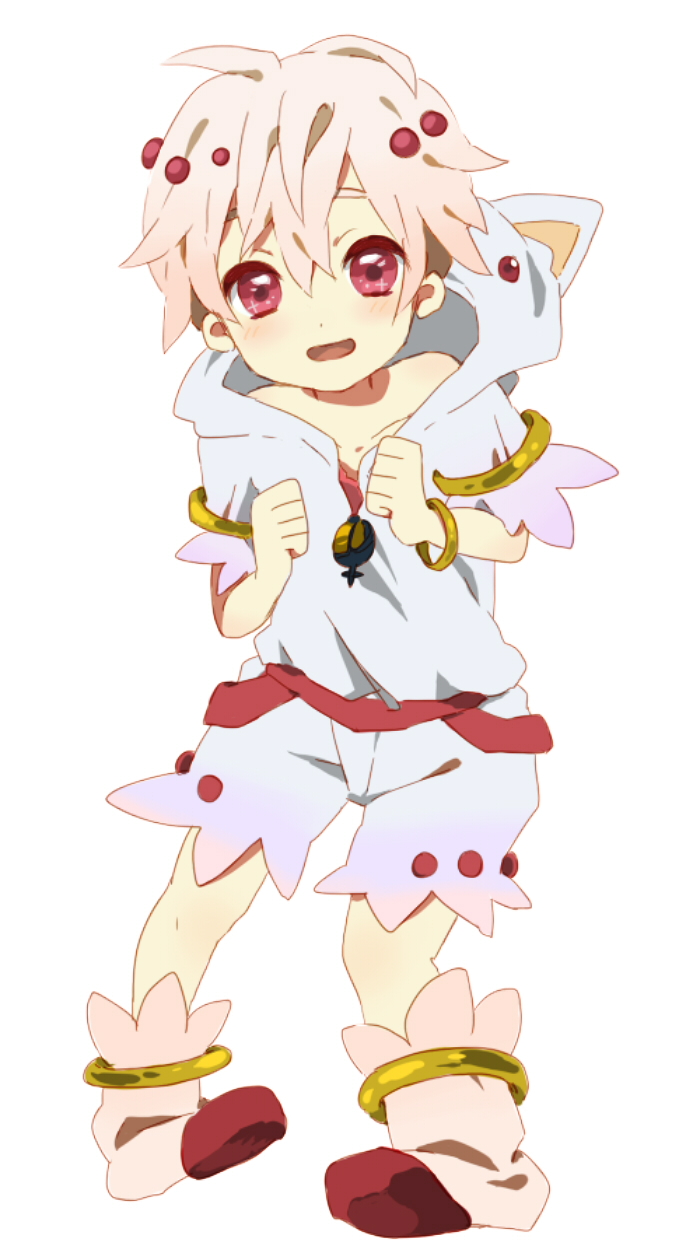 bad_id, bracelet, child, highres, hoodie, jewelry, kyubey, kyuubee
