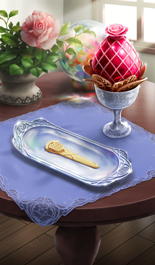 chocolate, commentary, crystal_ball, cup, dessert, drinking_glass, fairy_sword_arondight, fate/grand_order