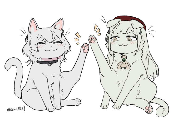 :3, ^_^, animal, animal_focus, animalization, ascot, bang_dream!, bang_dream!_it's_mygo!!!!!