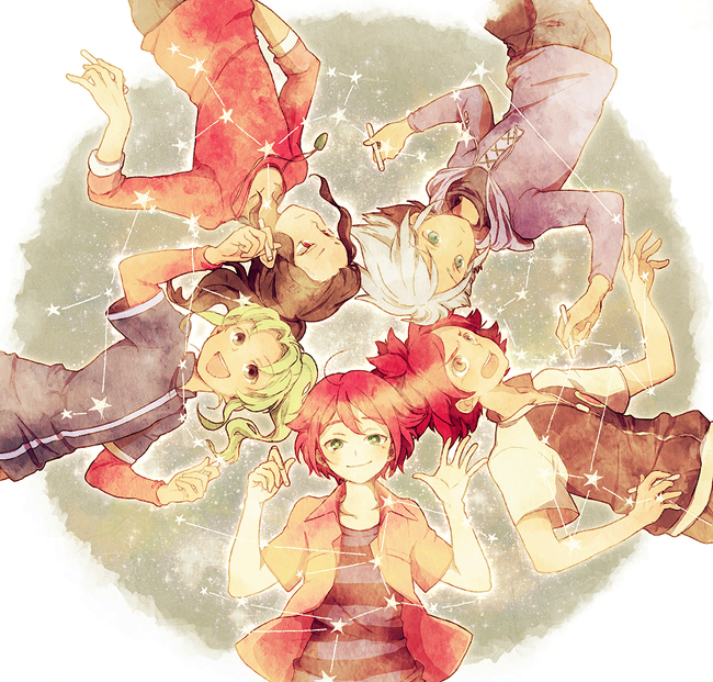 bad_id, blue_eyes, green_eyes, green_hair, hiruri, inazuma_eleven, inazuma_eleven_(series), kiyama_hiroto