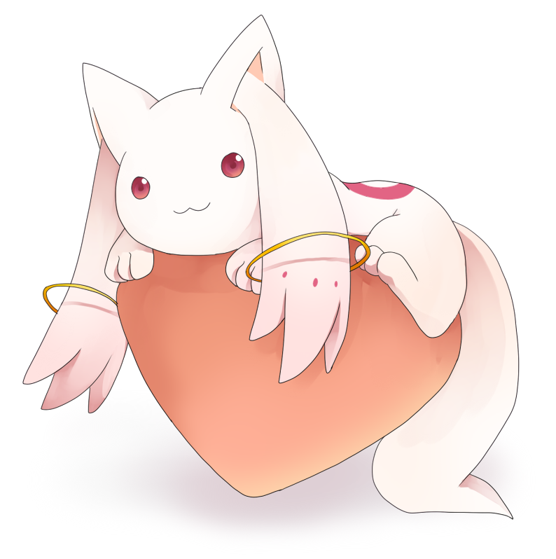 heart, kyubey, kyuubee, mahou_shoujo_madoka_magica, no_humans, siho, simple_background, solo