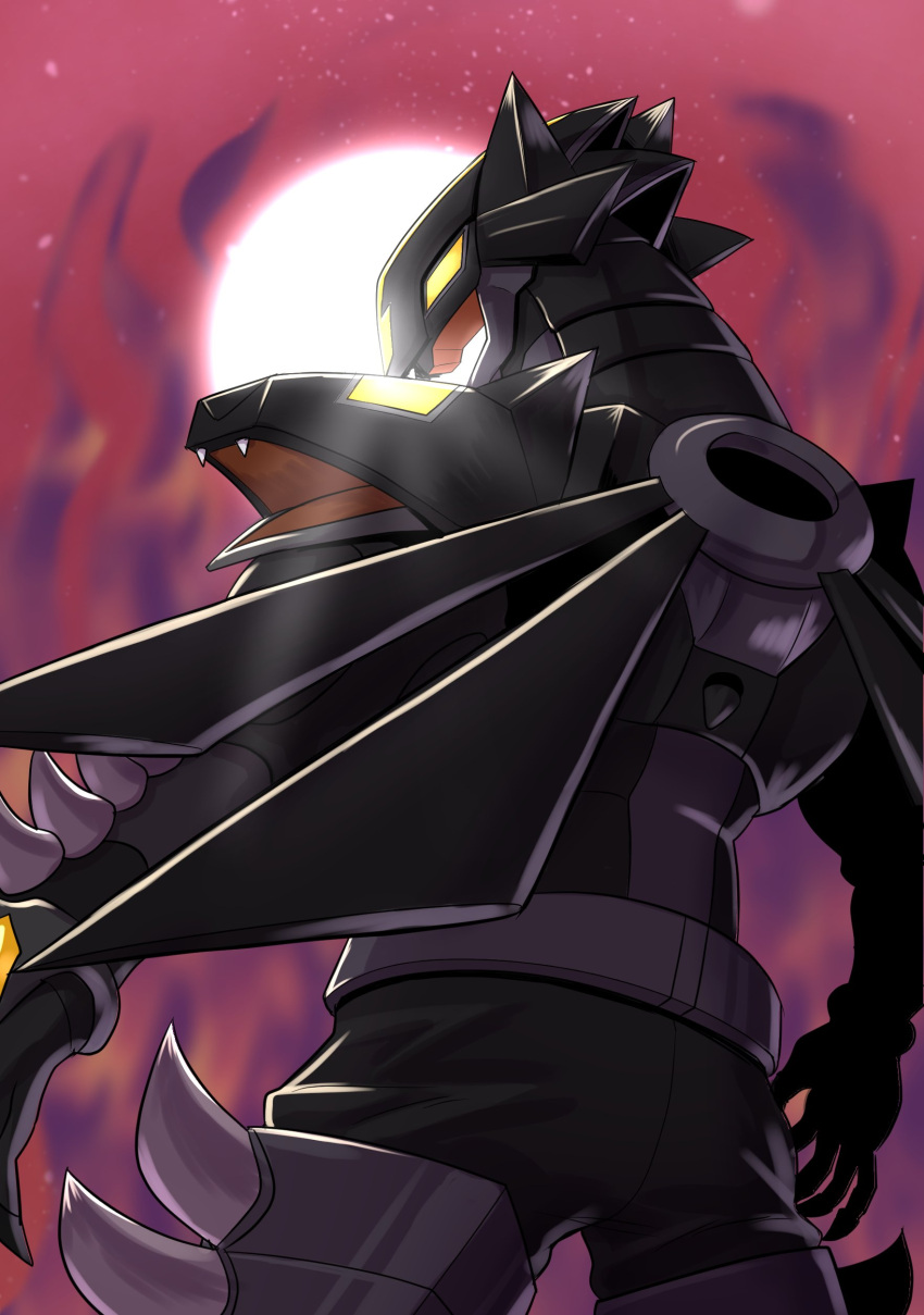 1boy, absurdres, armor, aura, black_armor, black_bodysuit, black_helmet, bodysuit